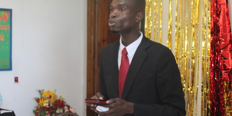 Discours d’investiture du secrétaire général du RHJS, Gladimy Ibraïme