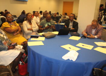 Fontal Louiny aux ateliers de dialogue national du CCM-Haïti