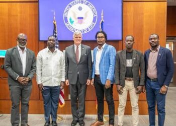 L’Ambassade des États-Unis reçoit un groupe de journalistes haïtiens suite à leur retour d’un voyage de reportages  sur la migration illégale aux Etats-Unis
