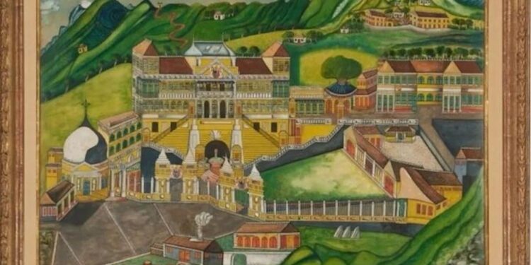 Sotheby’s, un tableau de Numa Desroches, «Vue du palais d’Henry Christophe à Sans-Souci » adjugé $41 000