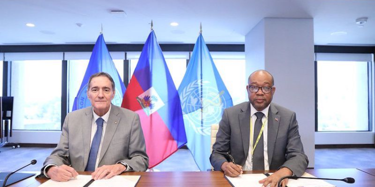 Haïti et l’OPS/OMS signent une stratégie de coopération historique pour renforcer le système de santé